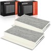 Frankberg 2 x Cabin Air Filter Pollen Filter with Activated