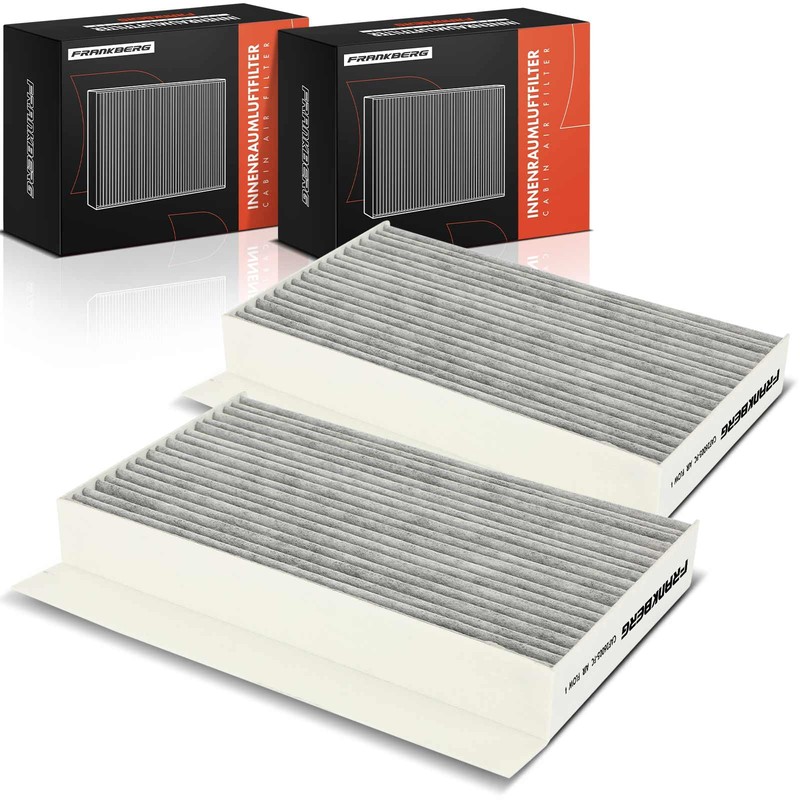 Frankberg 2 x Cabin Air Filter Pollen Filter with Activated