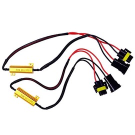 PA 2 resistencias H8 H11 de 50 W, 6 ohm/10 ohmios Canbus Fixer LED de código de error resistencia de carga