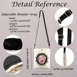 Generic Unisex Adult Still Game Fans Crossbody Satchel Handbag (Small, Openthedoorbag)