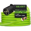 GearIT 7 Way Trailer Cord (16 Feet) 7-Pin Plug Weatherproof