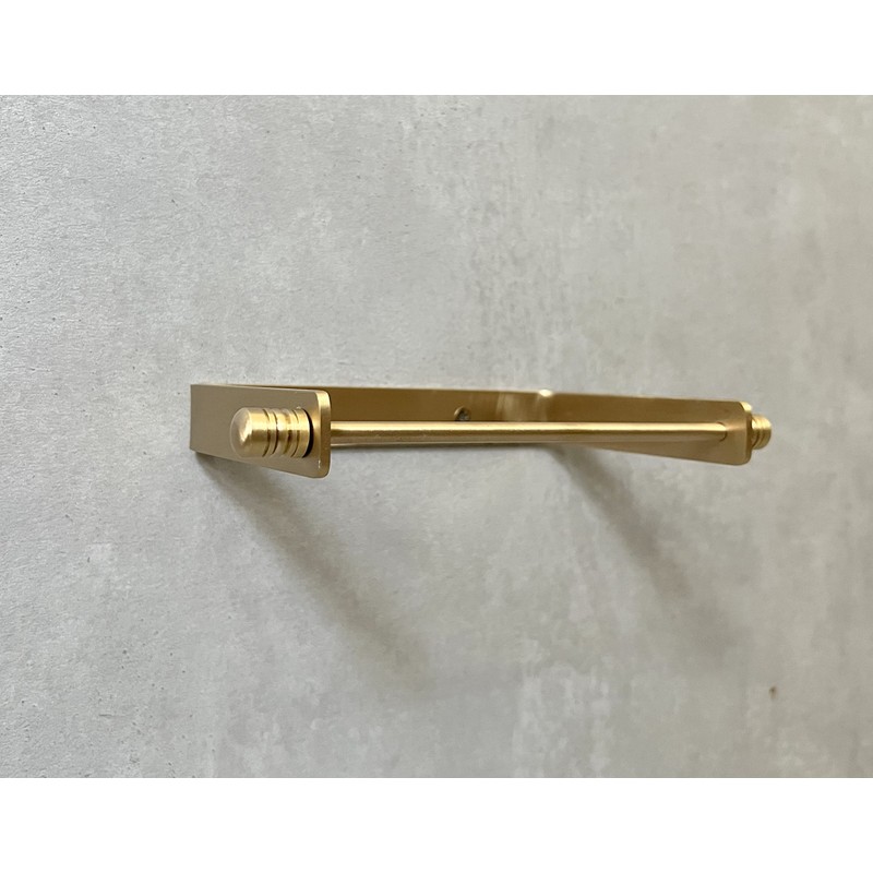 Solid Toilet Paper Holder Handmade Brass Wall Mount Paper Roll