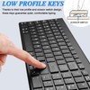 Rechargeable Wireless Keyboard Mouse, UrbanX Slim Thin Low Profile Keyboard