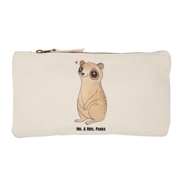 Mr. & Mrs. Panda Plumplori Happy Make-Up Bag, White, Hand