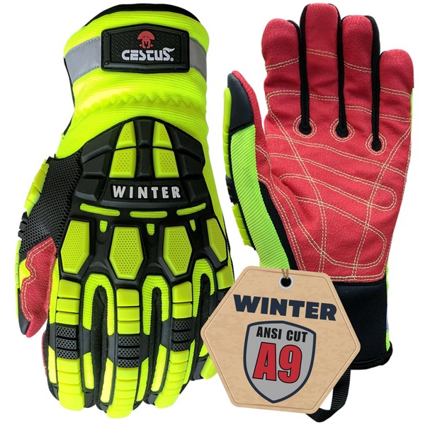 Cestus 5207, ANSI Cut A9 Winter Work Gloves for Men