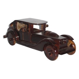 Brave Wings Hand Carved Wooden Decoration ~ Limousine Car 28.5cm Long ~ Ornament Sculpture Figurine Statue Unique Table Decoration Home Decor Collectibles ~ 5317