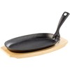 Tornwald-Schmiede 2 Professional Cast Iron Serving Pans with Saucer, 24