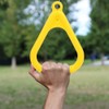 Gymnastics Rings Kids, Pull Up Ring Plastic Yellow Kids Children