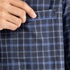 Fruit of the Loom Men's Flannel Pajama Sleep Set, Navy