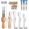Needles Wool Felting Tool Kit with 3 Sizes Felting Needles