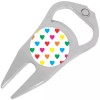 NewCharms Hearts on White Golf Ball Marker Divot Repair Tool