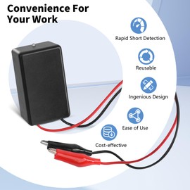 Fuse Popper HVAC, Briidea Troubleshooting Tool with LED Light for Quick Short Detection in 24VAC Circuits, Reusable