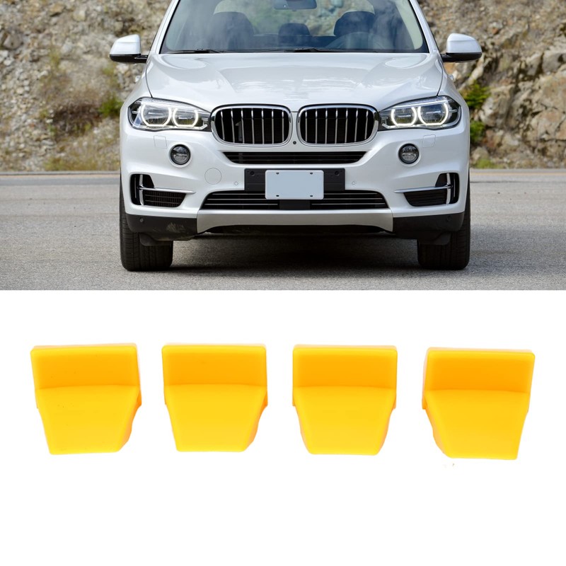 4 Piece Tyre Changer Clamp Protector Plastic Yellow Wheel Rim