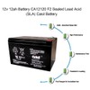 Casil 12 Volt 12 Amp Security Alarm Battery