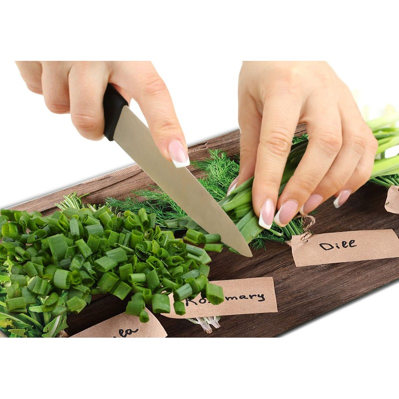 TMK Glass Chopping Board 30 x 22 cm with Spices