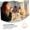 TOVINANNA Portable Foundation Brush for Makeup Application Bristles for Liquid