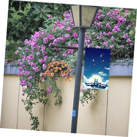 Yardenfun Cross Arm Handle Replacement Lamp Post Cross Arm Replacement Ladder Rest Cross Arm Ladder Rest Lamppost Light Fixture Handrail Rest Handle for Lamp Post Metal Stainless Steel Rod