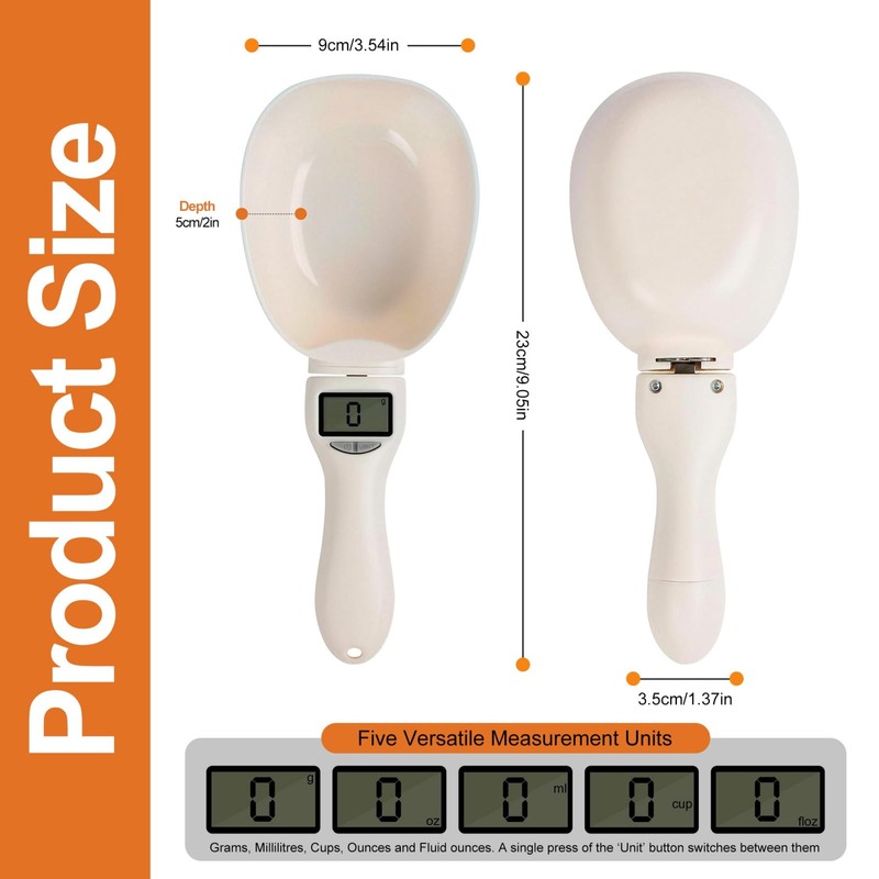 New Digital Measuring Spoon, Electronic Measuring Spoon 800g/0.1g High Precision