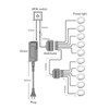 VST Under Cabinet Lighting Plug in with Wired Touch Dimmer