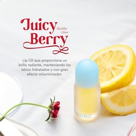 TOCOBO Juicy Berry Plumping Lip Oil Glam Max 11 Honey Lemon – Aceite labial hidratante coreano vegano con aceites vegetales para un alto brillo – Fórmula no pegajosa para todos los tonos de piel 4g Sin Color