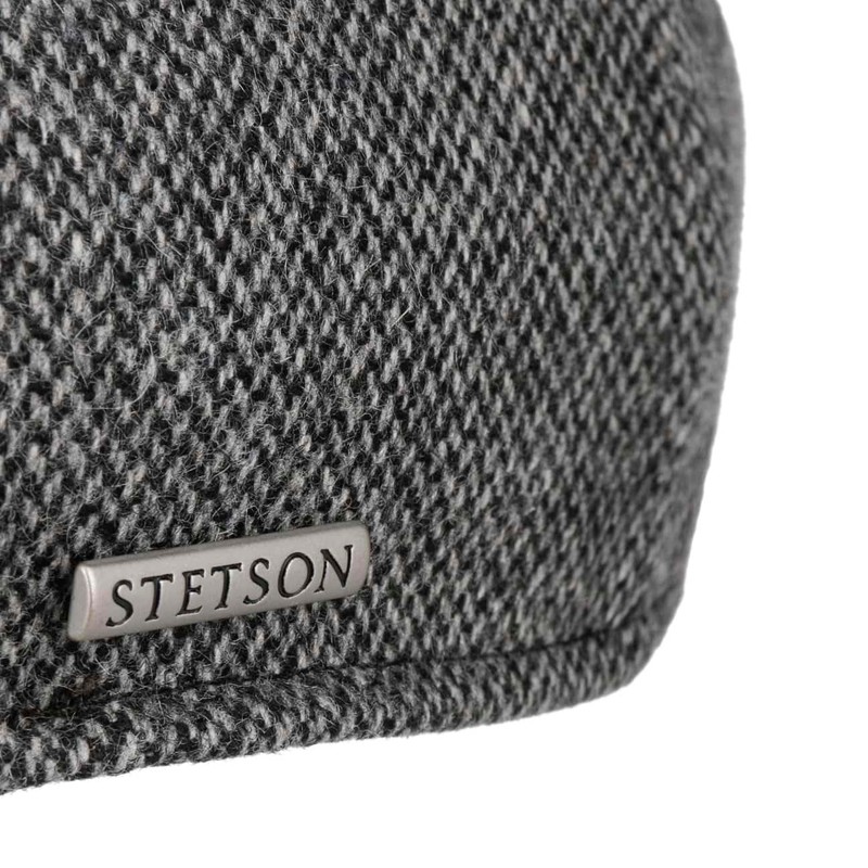 Stetson Texas Fine Herringbone Flat Cap Peaked Cap Men's –