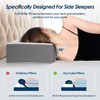 Kehangte Cooling Cube Pillow for Side Sleepers, Square Memory Foam