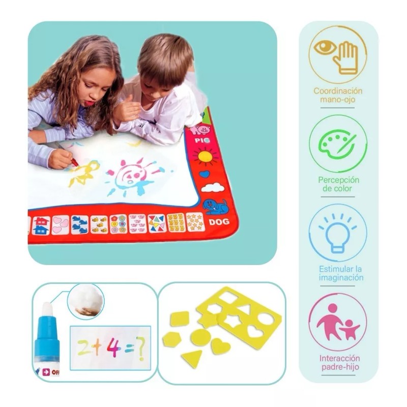 Zt Juguetes De Pintura De Lienzo De Acuarela Para Niños