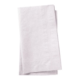 Bell Marque White Dinner Napkin-150 Count 2-Ply White Dinner Napkins, 0.1" Height, 17" width, 15" Length (Pack of 150CT)