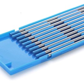 Mssoomm TIG Welding Tungsten Electrodes 2% Lanthanum 1/16'' x 7'' (Blue, WL20) (1.6 x 175mm) 10 Pcs