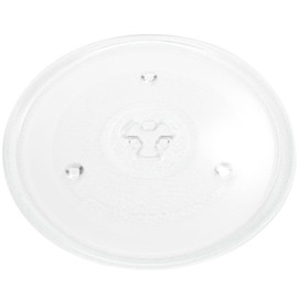 Replacement for Emerson MW9339SB Microwave Glass Plate - Compatible with Emerson P23 252100500497 Microwave Glass Turntable Tray - 10 1/2" (270mm)
