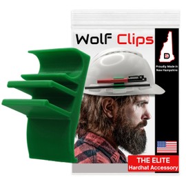 Hard Hat Clip Collection - Marker & Carpenter's Pencil - Green