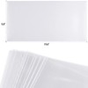 acDesign 15Pcs Clear Cellophane Gift Bags 9.8"x19.6" Plastic Bags for