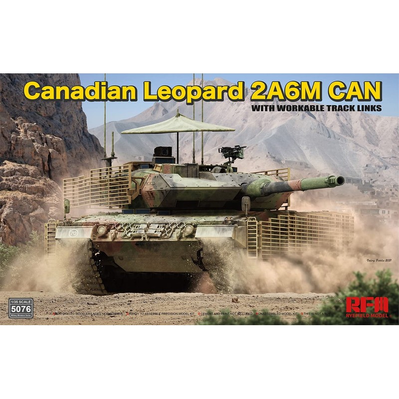 ライフィールドモデル Ryefield Model RFM5076 1/35 Canadian Army Leopard 2A6M CAN