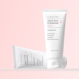 S Nature (현대Hmall)에스네이처 아쿠아 라이스 클렌징밀크 150ml 2종세트 S-Nature Aqua Rice Cleansing Milk 150ml 2-Piece Set