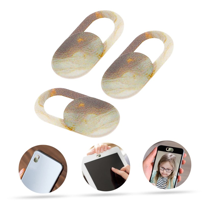 Mobestech 3pcs Sliding Webcam Covers for Laptop and Phone Privacy
