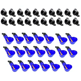 20 Pack Chicken Water Drinking Cup Immediately Bowl Self-Waterer for Chicken Poultry Hens Birds Hen Coop