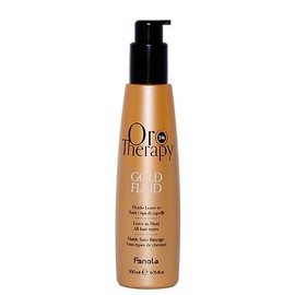 Fanola Orotherapy Leave-In Fluid, Hair Treatment Filled with Gold to Improve Hair Manageable Giving Body and Lightness, for All Hair Types, 200ml