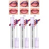 Erinde 3Pcs Tinte Labial Peel-off, Brillo Labial Líquido Mate,134