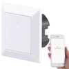 Luminea Home Control Lichtschalter WiFi: 2er-Set WLAN-Lichttaster, App, komp. zu