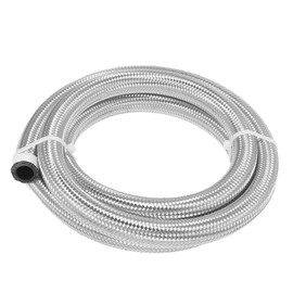 5 Ft 10AN Fuel Hose AN10 5/8" Universal Braided Stainless Steel CPE Oil Fuel Gas Line Hose