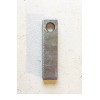 HMF Targets AR500 Steel Target Piano Key Rectangle Gong  1" X 4" X 3/8"