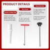38-Piece Tire Valve Stem Core Tool Kit - Quick Change