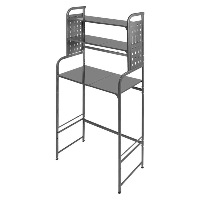 ACNAO Laundry Room Shelf, 3-Tier Adjustable Washing Machine and Dryer