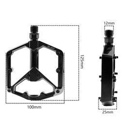 UTRHHVS Pedales DU para Bicicleta de Montaña,Pedales Universales de Aleación de Aluminio,Pedales Planos Ligeros para Bicicletas,Rodamientos Sellados (Vistoso, Convencional)
