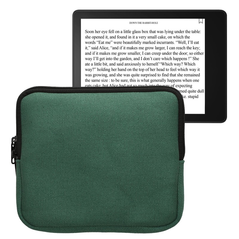 kwmobile Canvas Case Compatible with 6.8-7 Inch eReader Case -