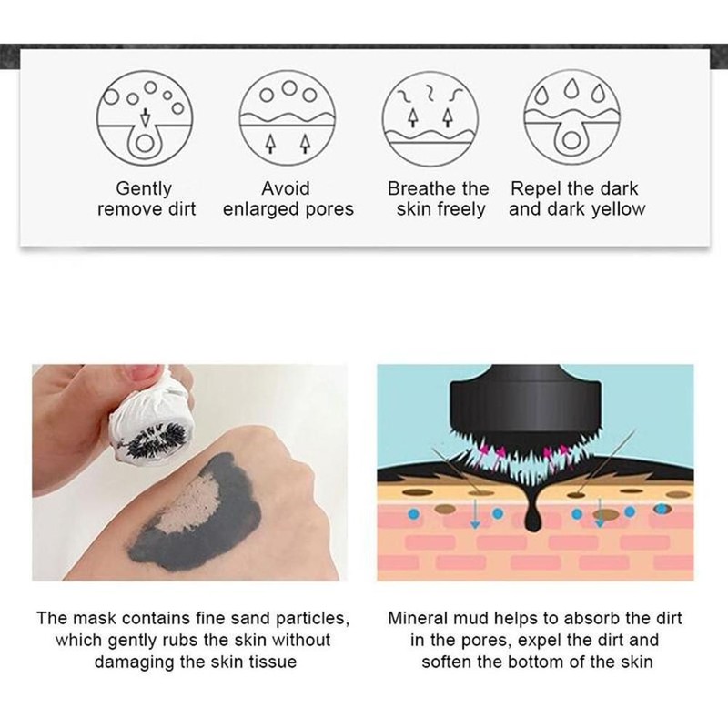 Magnetic Mud Face Cover Deep Cleansing Moisturising Facial Cover Skin