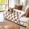 PulseFay Dog Couch Cover Protector with Edging, Couch Covers for