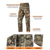 LANBAOSI Men's Tactical Jacket and Pants Military Hunting ACU Uniform