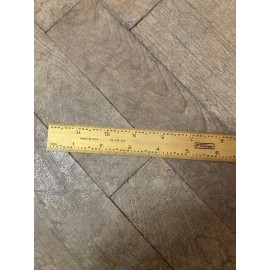 Fowler 12" 4R Tempered Semi-Rigid Rule w/ Cosmetic Blemish (52-339-012)