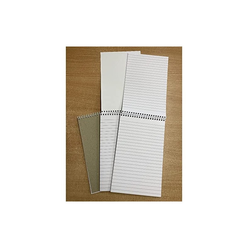3 x Shorthand Notepads Notebook Pad Ruled Top Wiro Spiral